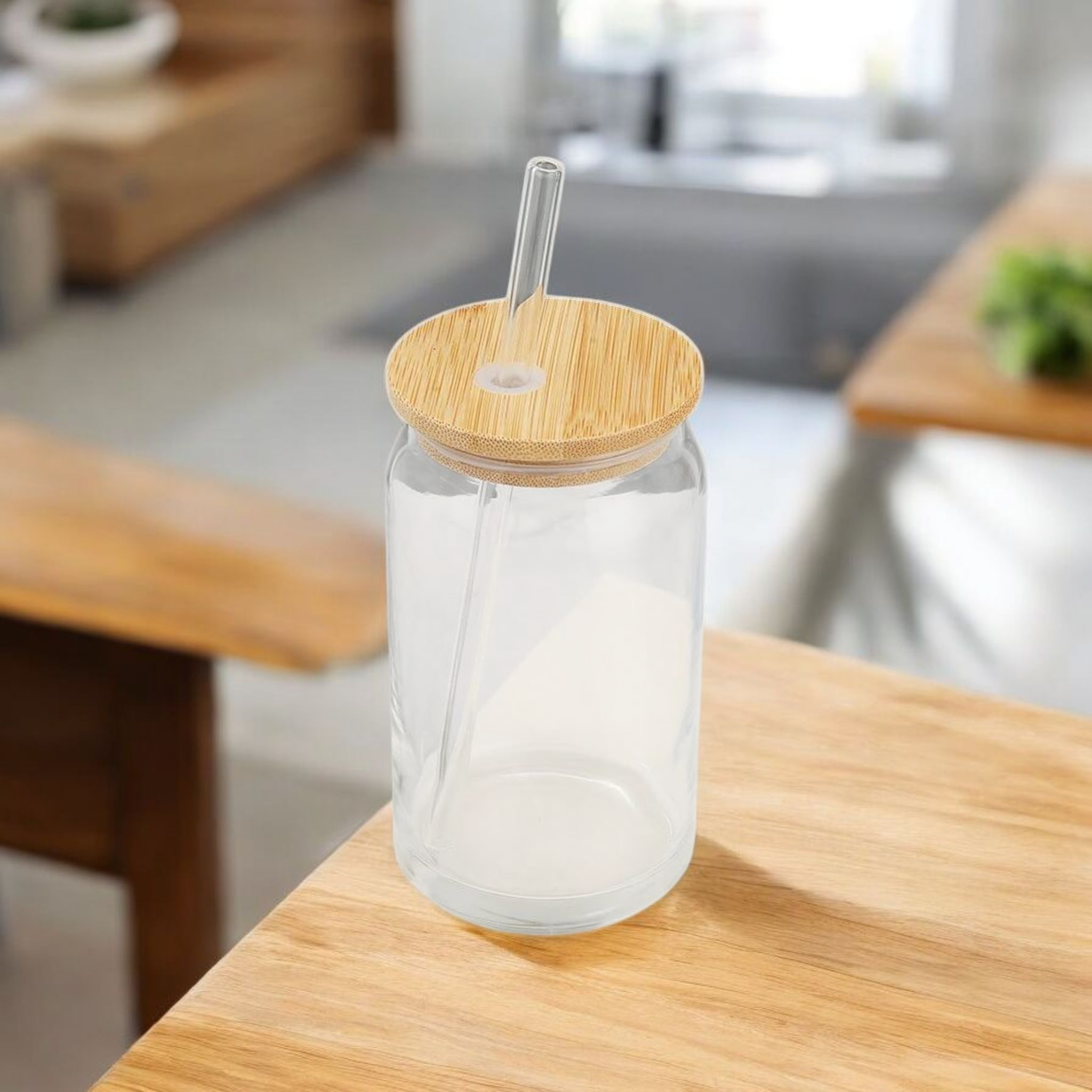 Vaso de vidrio con sorbete